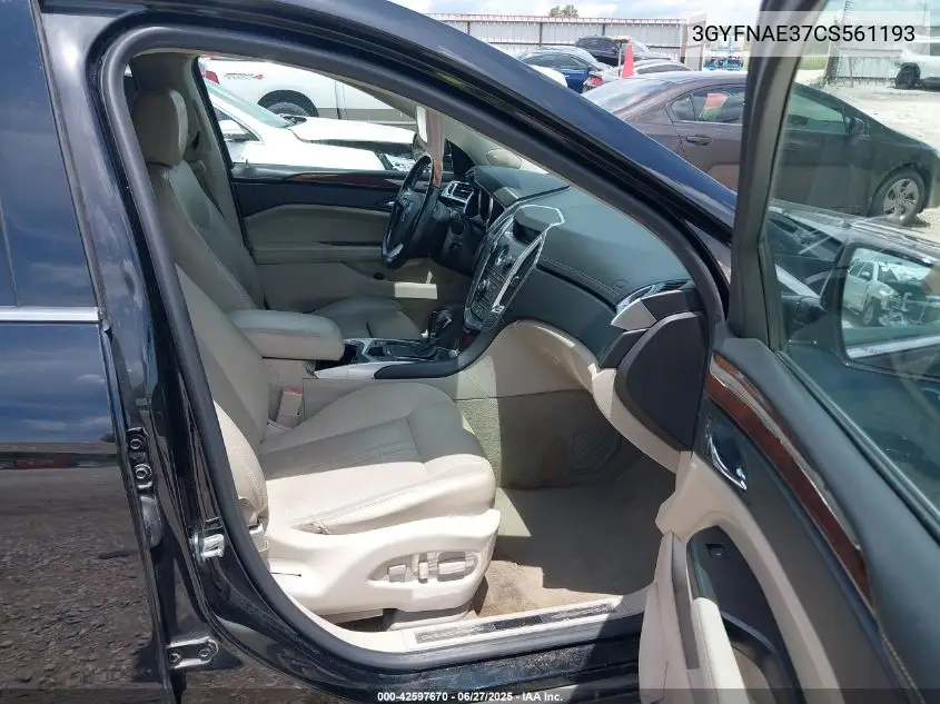 2012 Cadillac Srx Luxury Collection VIN: 3GYFNAE37CS561193 Lot: 42597670