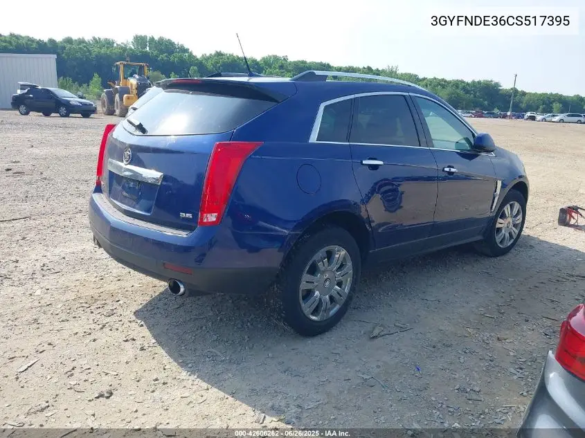 2012 Cadillac Srx Luxury Collection VIN: 3GYFNDE36CS517395 Lot: 42606262