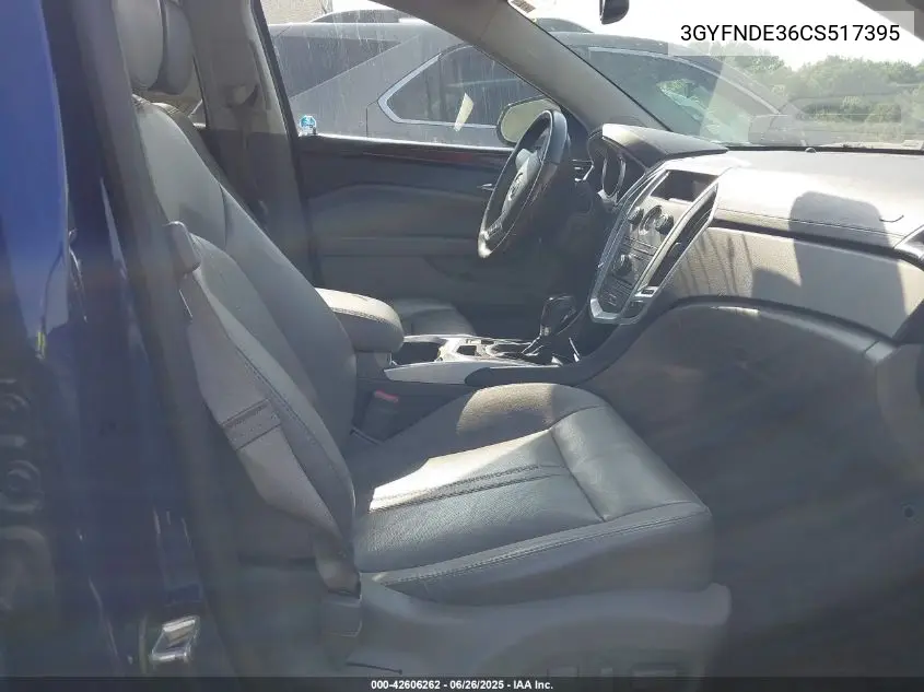 2012 Cadillac Srx Luxury Collection VIN: 3GYFNDE36CS517395 Lot: 42606262