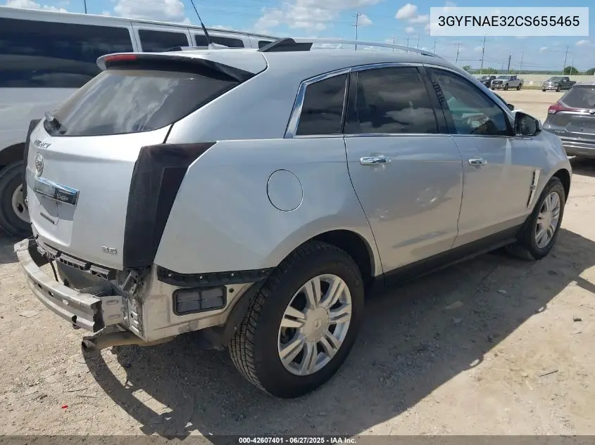 2012 Cadillac Srx Luxury Collection VIN: 3GYFNAE32CS655465 Lot: 42607401