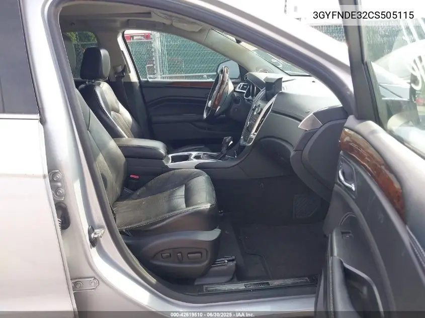 2012 Cadillac Srx Luxury Collection VIN: 3GYFNDE32CS505115 Lot: 42619510