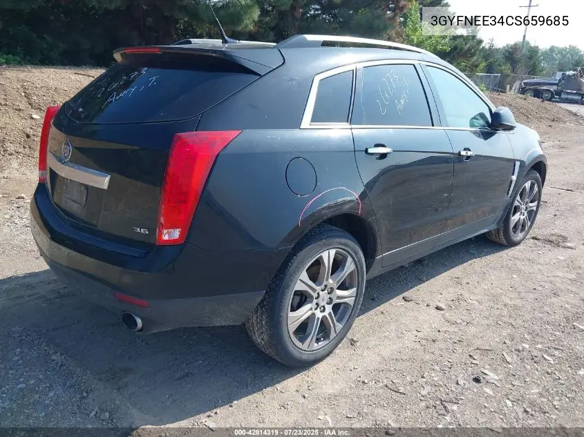 2012 Cadillac Srx Performance Collection VIN: 3GYFNEE34CS659685 Lot: 42814319