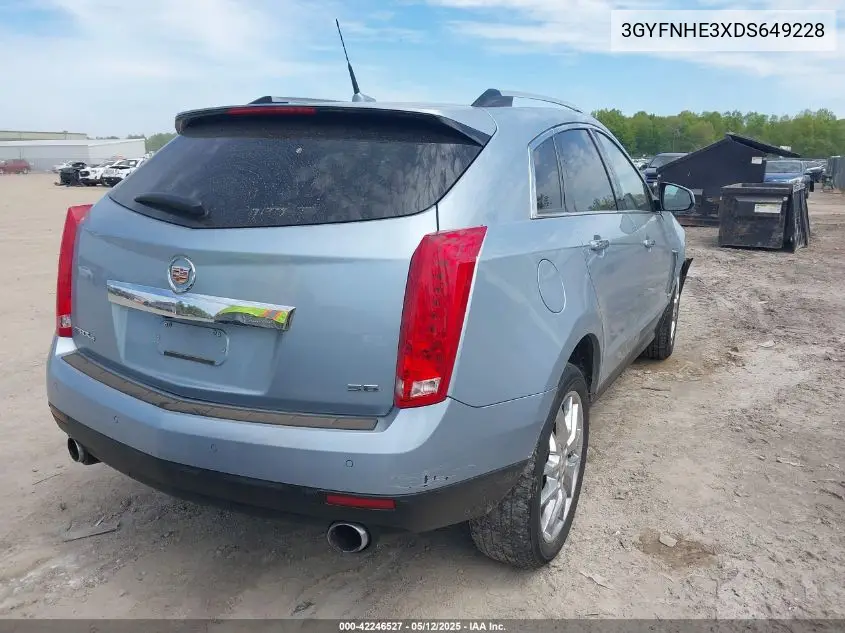 2013 Cadillac Srx Performance Collection VIN: 3GYFNHE3XDS649228 Lot: 42246527