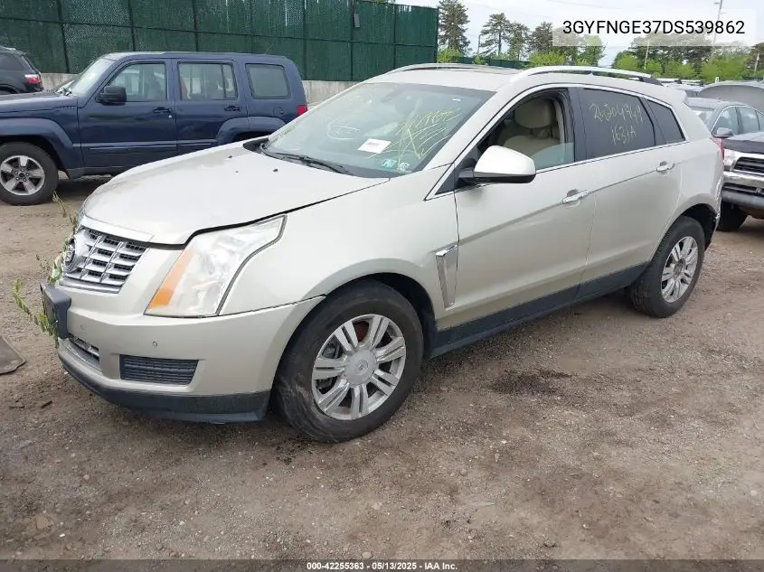 2013 Cadillac Srx Luxury Collection VIN: 3GYFNGE37DS539862 Lot: 42255363