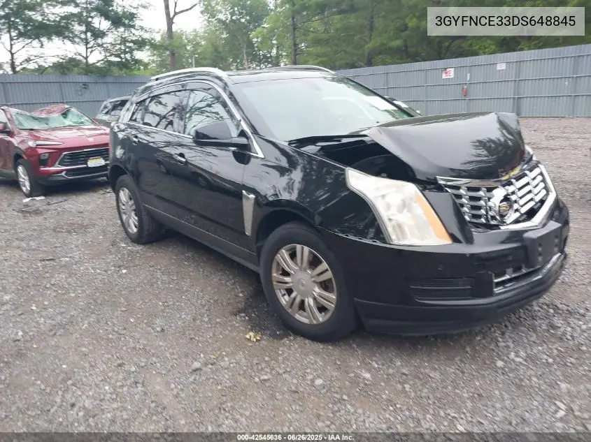 2013 Cadillac Srx Luxury Collection VIN: 3GYFNCE33DS648845 Lot: 42545636