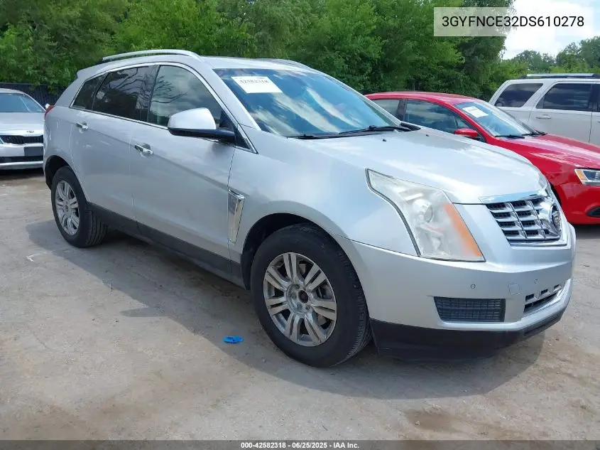 2013 Cadillac Srx Luxury Collection VIN: 3GYFNCE32DS610278 Lot: 42582318