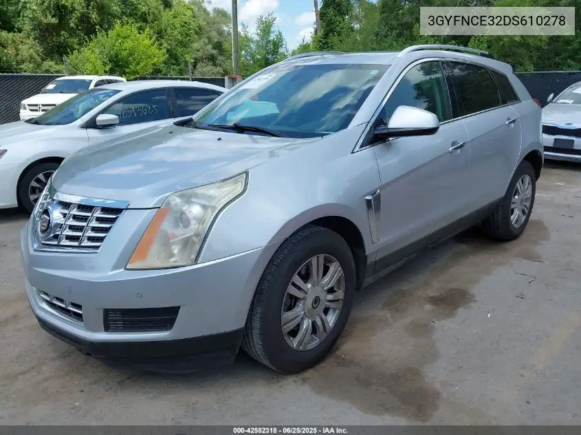 2013 Cadillac Srx Luxury Collection VIN: 3GYFNCE32DS610278 Lot: 42582318