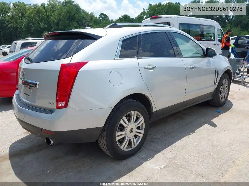 2013 Cadillac Srx Luxury Collection VIN: 3GYFNCE32DS610278 Lot: 42582318