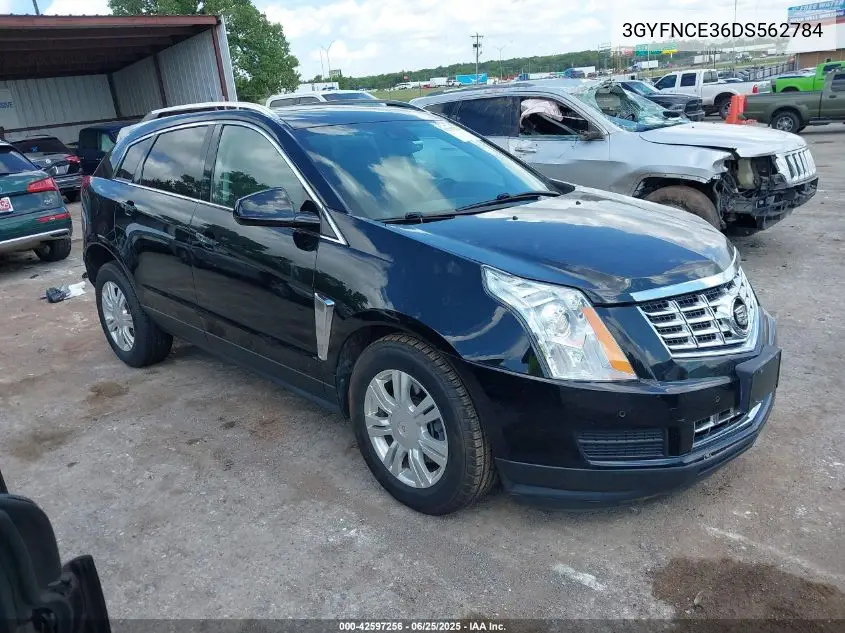 2013 Cadillac Srx Luxury Collection VIN: 3GYFNCE36DS562784 Lot: 42597256