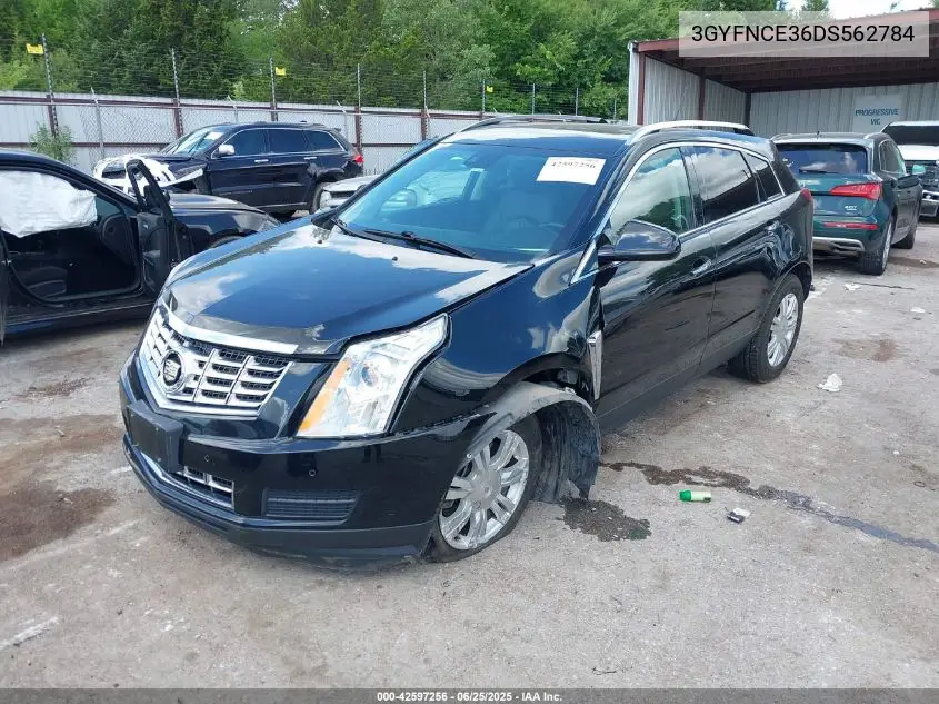 2013 Cadillac Srx Luxury Collection VIN: 3GYFNCE36DS562784 Lot: 42597256