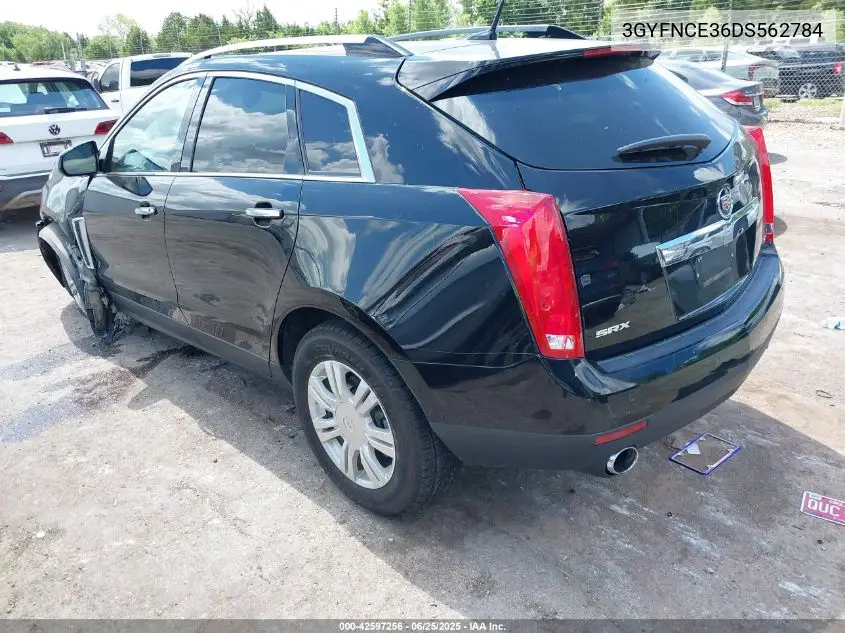 2013 Cadillac Srx Luxury Collection VIN: 3GYFNCE36DS562784 Lot: 42597256