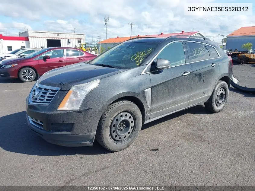 2014 Cadillac Srx VIN: 3GYFNAE35ES528342 Lot: 12350162
