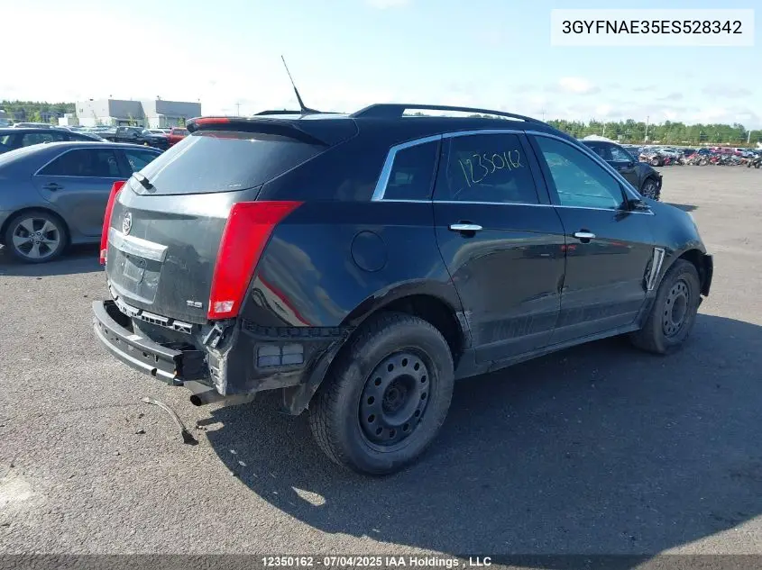 2014 Cadillac Srx VIN: 3GYFNAE35ES528342 Lot: 12350162