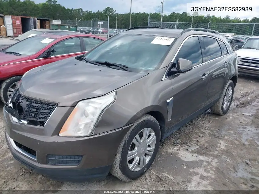2014 Cadillac Srx Standard VIN: 3GYFNAE32ES582939 Lot: 42249851