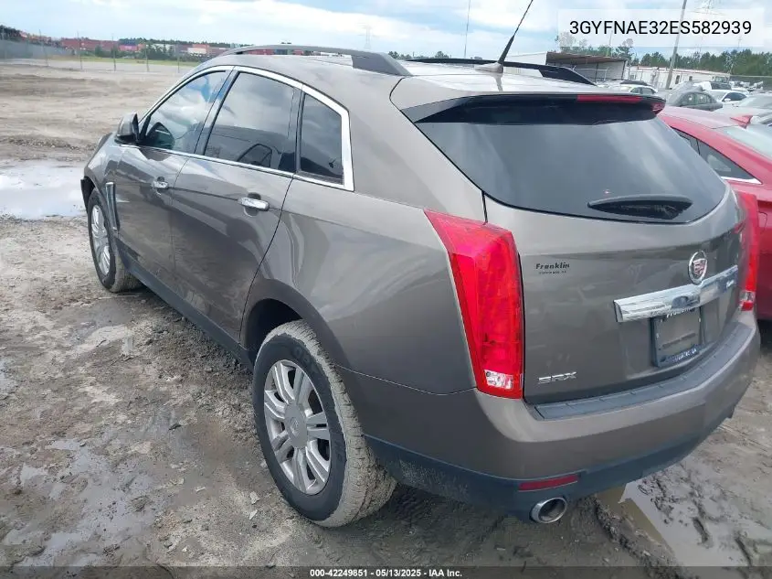 2014 Cadillac Srx Standard VIN: 3GYFNAE32ES582939 Lot: 42249851