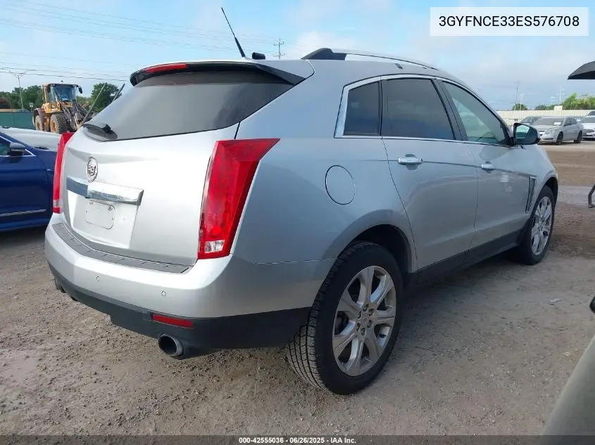 2014 Cadillac Srx Performance Collection VIN: 3GYFNCE33ES576708 Lot: 42555036
