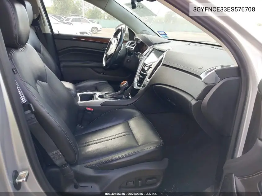 2014 Cadillac Srx Performance Collection VIN: 3GYFNCE33ES576708 Lot: 42555036