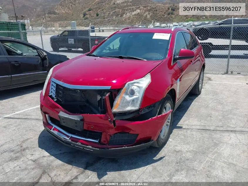 2014 Cadillac Srx Luxury Collection VIN: 3GYFNBE31ES596207 Lot: 42569675