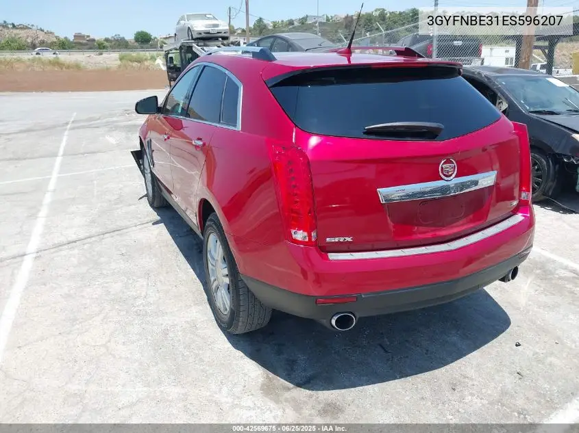2014 Cadillac Srx Luxury Collection VIN: 3GYFNBE31ES596207 Lot: 42569675