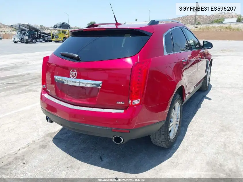 2014 Cadillac Srx Luxury Collection VIN: 3GYFNBE31ES596207 Lot: 42569675