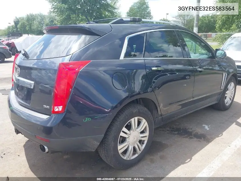 2014 Cadillac Srx Luxury Collection VIN: 3GYFNEE32ES583564 Lot: 42804067