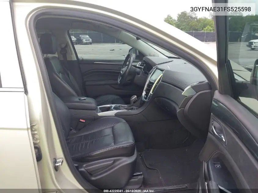 2015 Cadillac Srx Standard VIN: 3GYFNAE31FS525598 Lot: 42225341