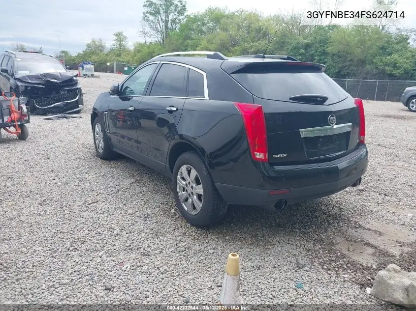 2015 Cadillac Srx Luxury Collection VIN: 3GYFNBE34FS624714 Lot: 42232644