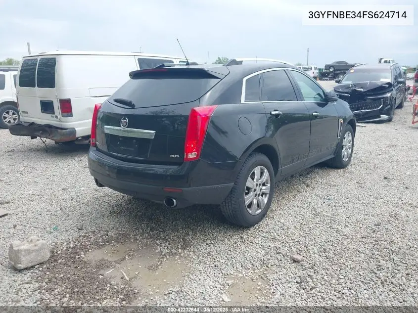 2015 Cadillac Srx Luxury Collection VIN: 3GYFNBE34FS624714 Lot: 42232644