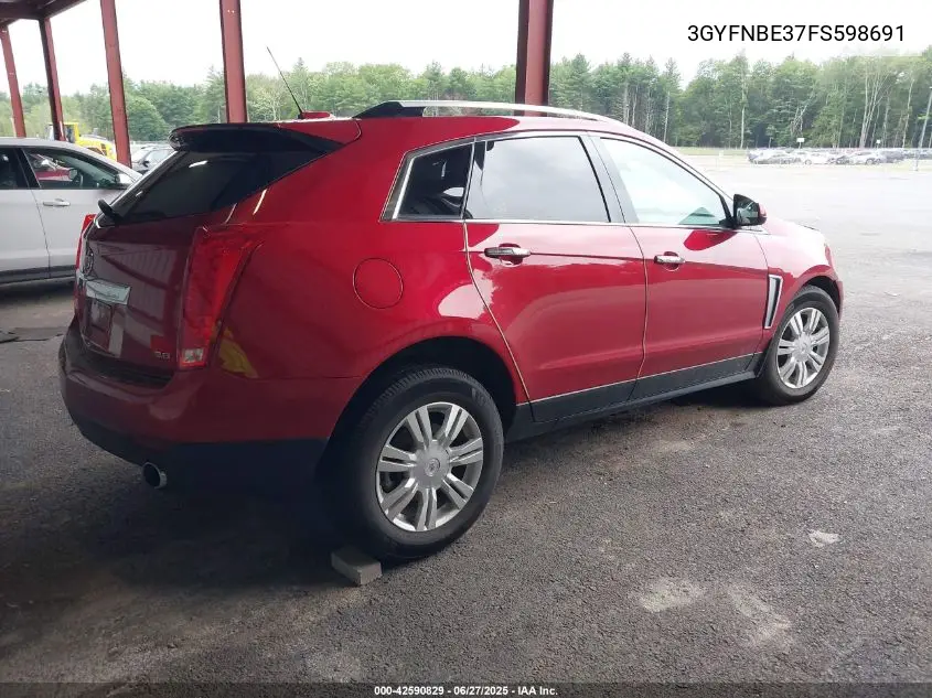 2015 Cadillac Srx Luxury Collection VIN: 3GYFNBE37FS598691 Lot: 42590829