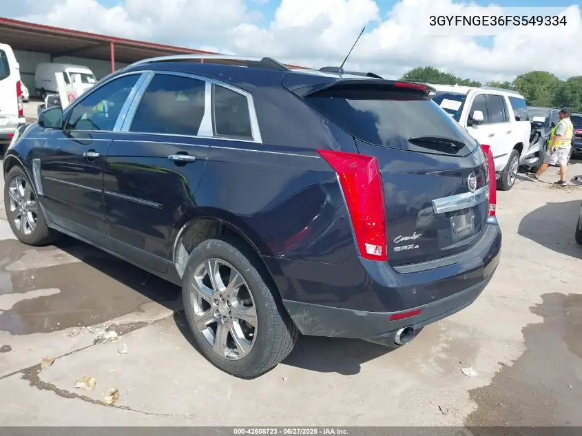 2015 Cadillac Srx Premium Collection VIN: 3GYFNGE36FS549334 Lot: 42608723