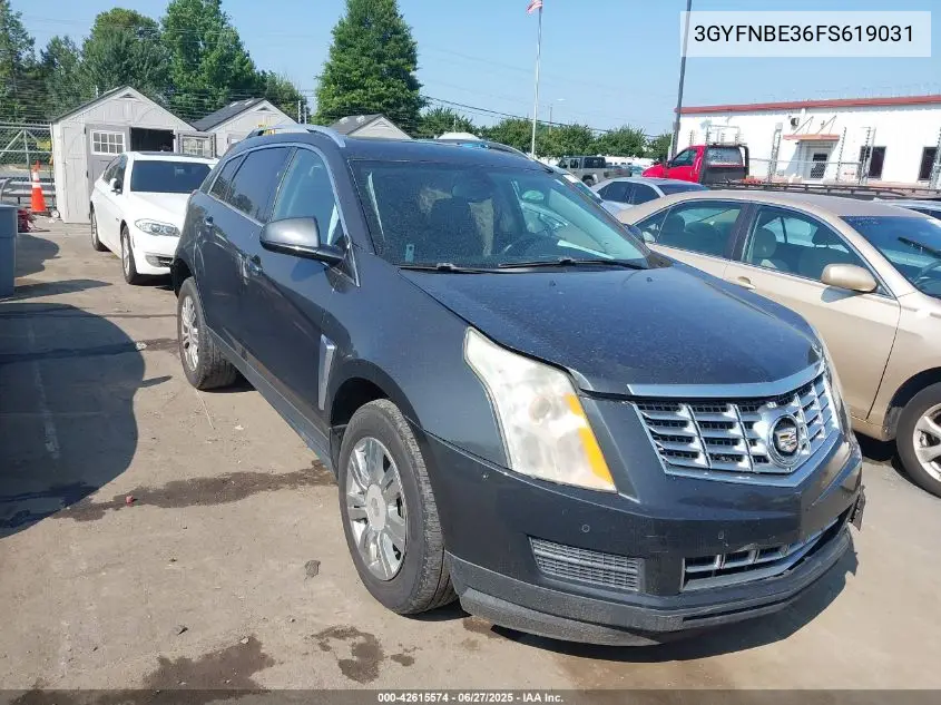 2015 Cadillac Srx Luxury Collection VIN: 3GYFNBE36FS619031 Lot: 42615574
