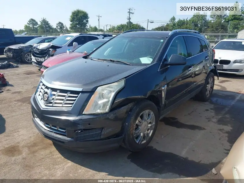 2015 Cadillac Srx Luxury Collection VIN: 3GYFNBE36FS619031 Lot: 42615574