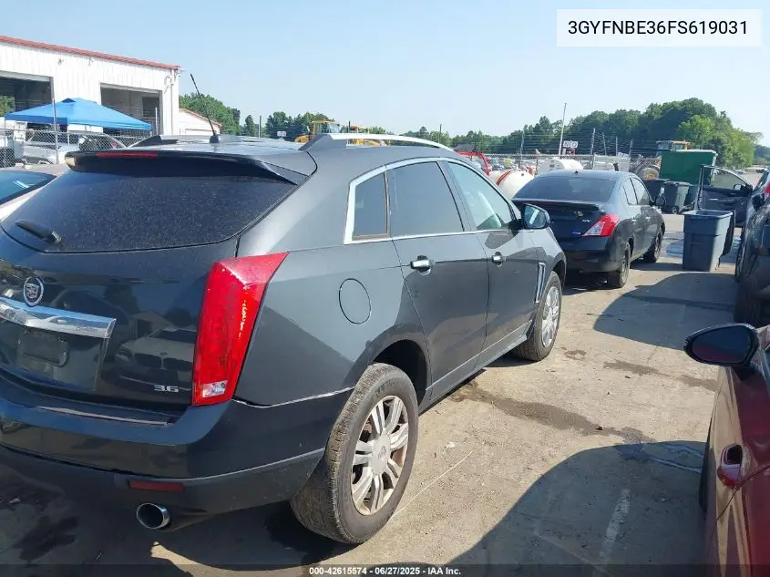 2015 Cadillac Srx Luxury Collection VIN: 3GYFNBE36FS619031 Lot: 42615574