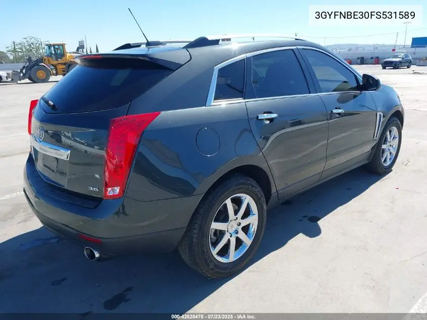 2015 Cadillac Srx Luxury Collection VIN: 3GYFNBE30FS531589 Lot: 42828478