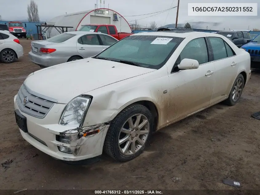 2005 Cadillac Sts V8 VIN: 1G6DC67A250231552 Lot: 41765312