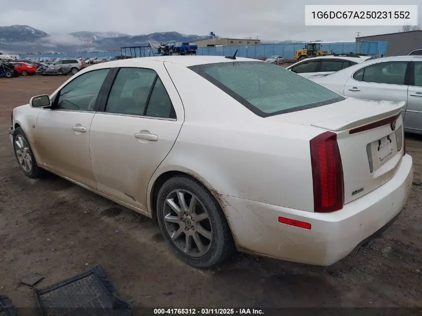 2005 Cadillac Sts V8 VIN: 1G6DC67A250231552 Lot: 41765312