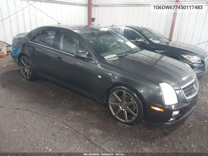 2005 Cadillac Sts V6 VIN: 1G6DW677450117483 Lot: 42220092