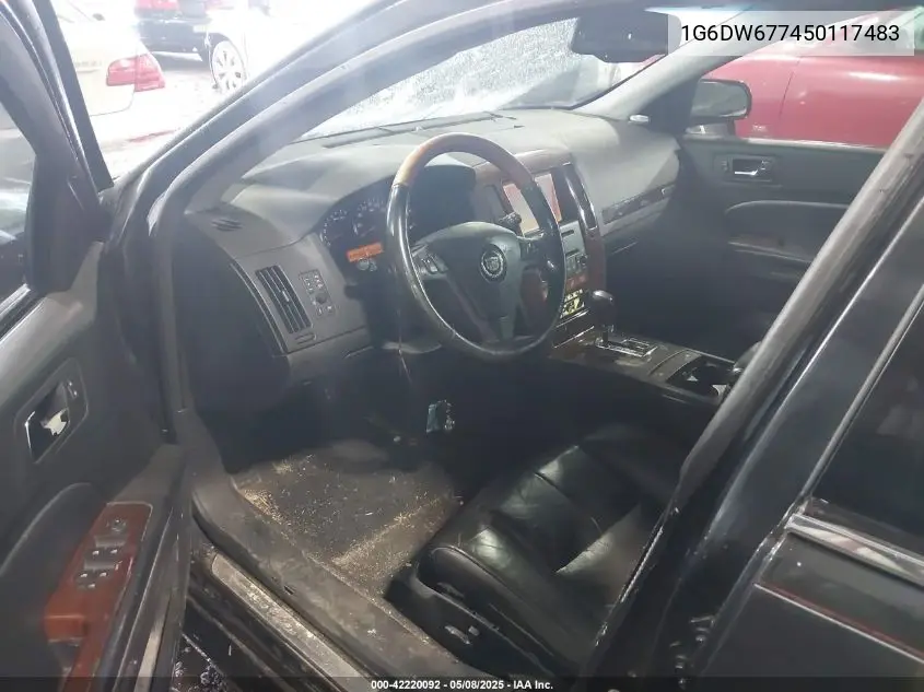 2005 Cadillac Sts V6 VIN: 1G6DW677450117483 Lot: 42220092