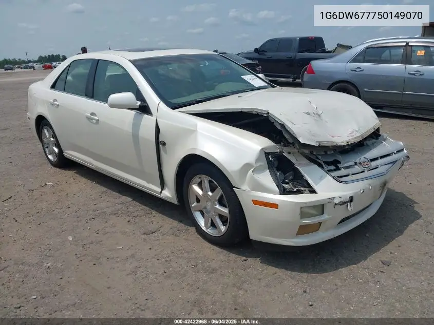 2005 Cadillac Sts V6 VIN: 1G6DW677750149070 Lot: 42422968