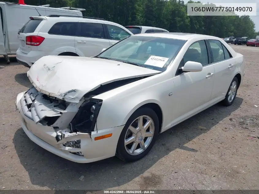 2005 Cadillac Sts V6 VIN: 1G6DW677750149070 Lot: 42422968