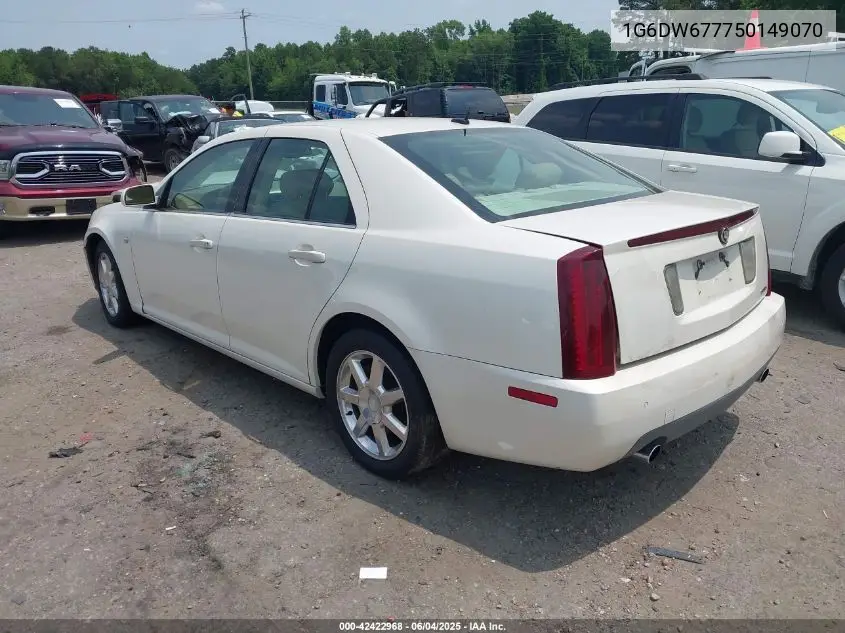 2005 Cadillac Sts V6 VIN: 1G6DW677750149070 Lot: 42422968