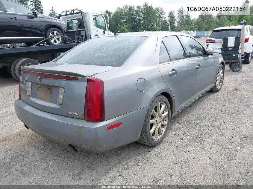 2005 Cadillac Sts V8 VIN: 1G6DC67A050222154 Lot: 42597342