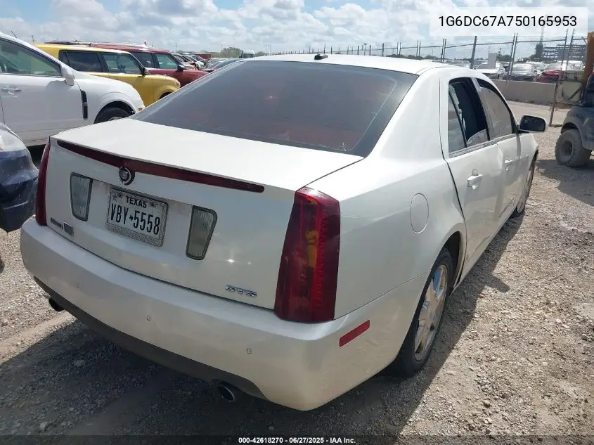 2005 Cadillac Sts V8 VIN: 1G6DC67A750165953 Lot: 42618270