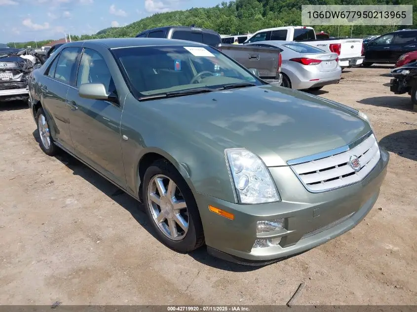 2005 Cadillac Sts V6 VIN: 1G6DW677950213965 Lot: 42719920
