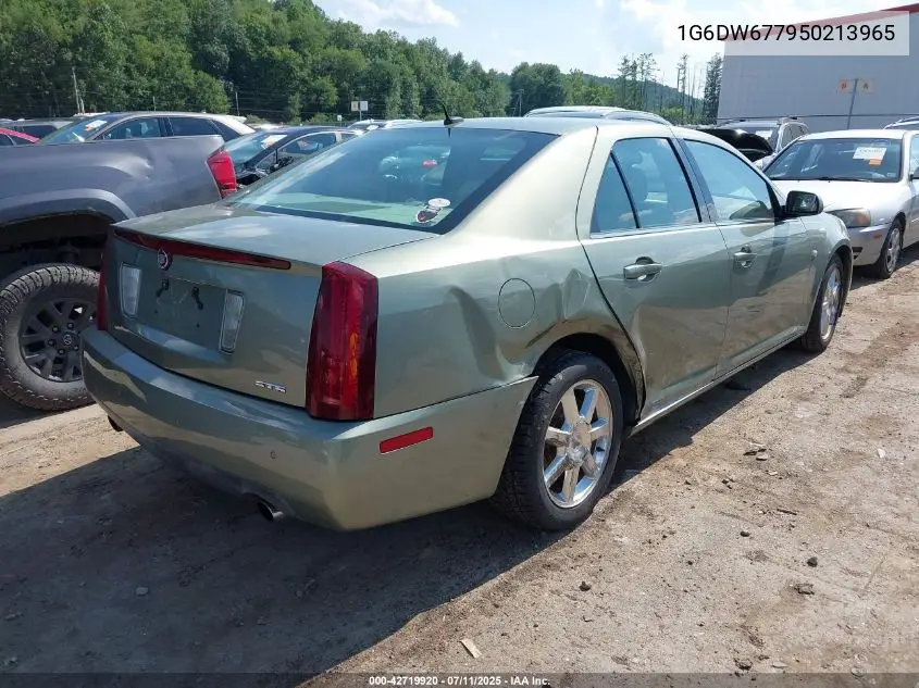 2005 Cadillac Sts V6 VIN: 1G6DW677950213965 Lot: 42719920