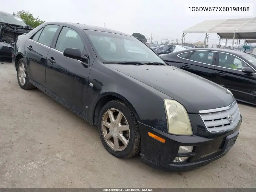 2006 Cadillac Sts V6 VIN: 1G6DW677X60198488 Lot: 42019064