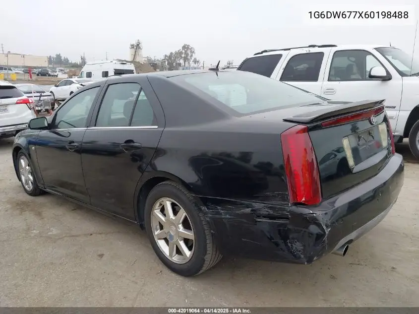 2006 Cadillac Sts V6 VIN: 1G6DW677X60198488 Lot: 42019064