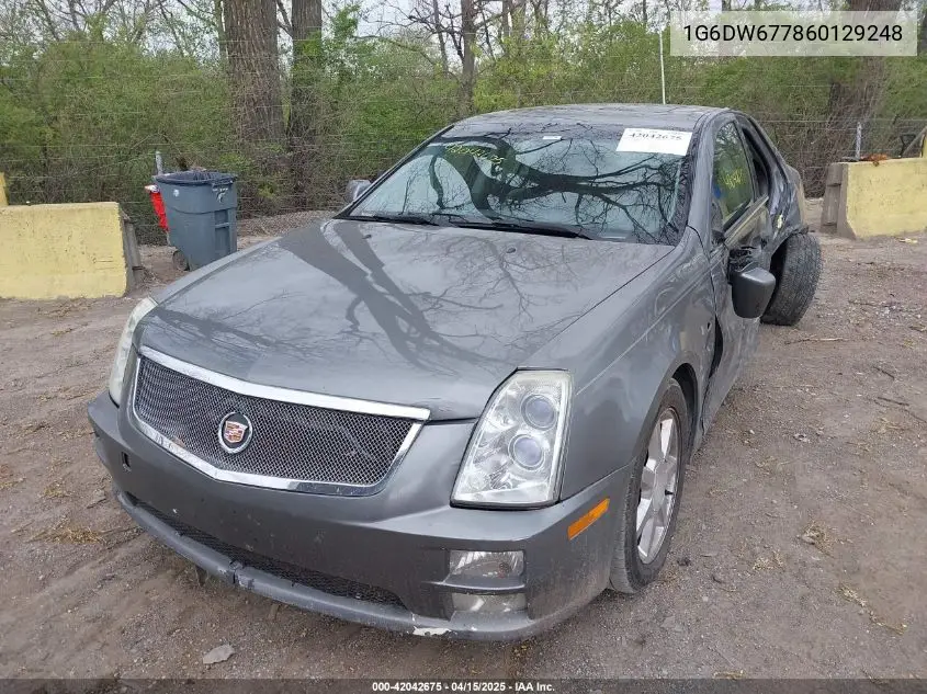 2006 Cadillac Sts V6 VIN: 1G6DW677860129248 Lot: 42042675
