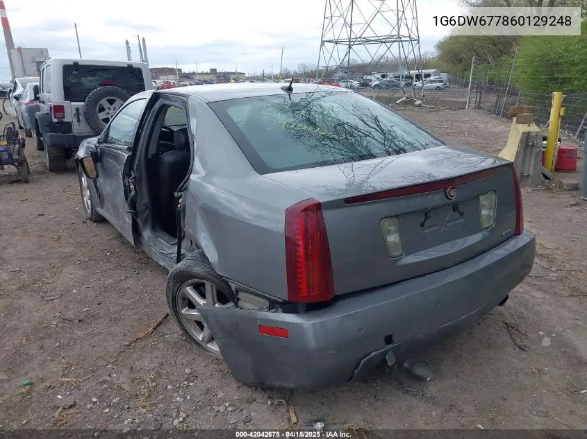 2006 Cadillac Sts V6 VIN: 1G6DW677860129248 Lot: 42042675