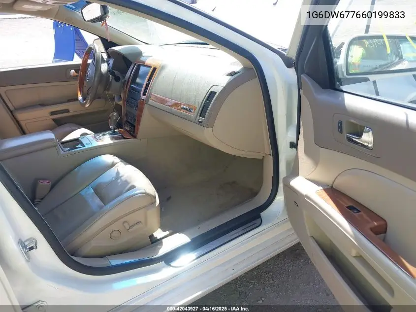 2006 Cadillac Sts V6 VIN: 1G6DW677660199833 Lot: 42043927